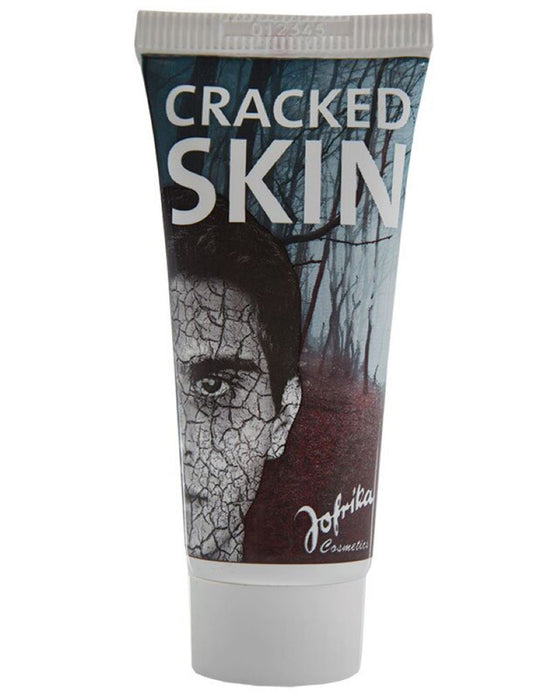 Cracked Skin - Weiß | Effekt Creme Halloween Make Up Kostüm Zombie Geist Vampir