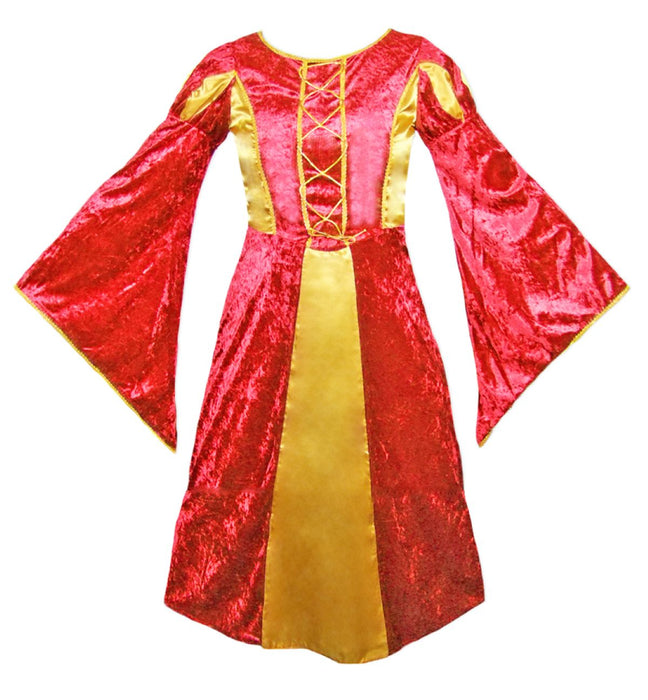 Burgfräulein Prinzessin Helena für Mädchen - Rot Gold