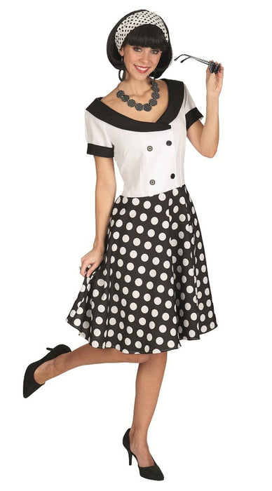 Fifties Kleid "Sandy" für Damen | 50er Jahre Retro Party Kostüm