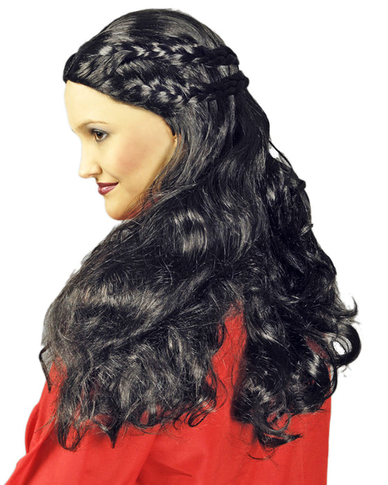 Langhaar Perücke "Danaria" für Damen | Schwarz