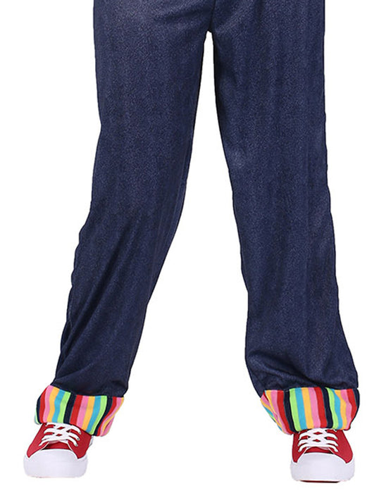 Mörder Puppe "Bad Boy" - Herren Kostüm - Halloween | Mehrfarbig Blau