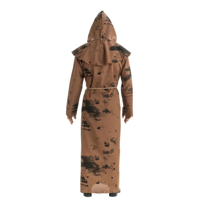 "Zombie Mönch" Kostüm für Herren | Braun