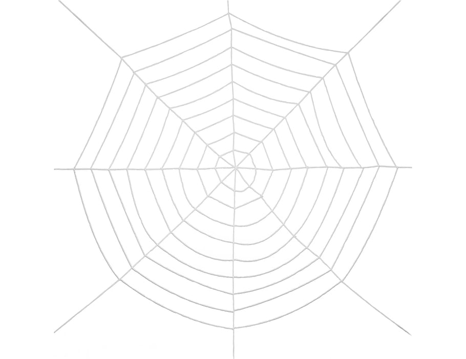 XL Spinnennetz Ø 3,0 m - Halloween Dekoration | Weiß
