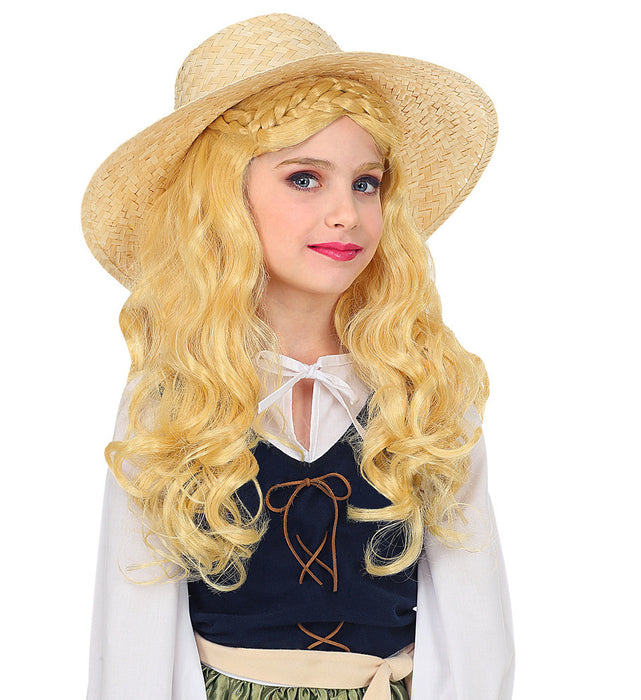 Fee Langhaar Locken Perücke für Kinder