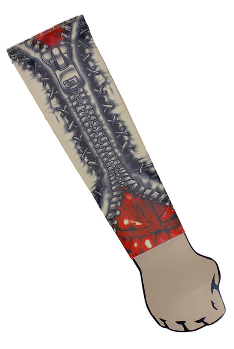 Tattoo Ärmel Stulpe mit Reißverschluss