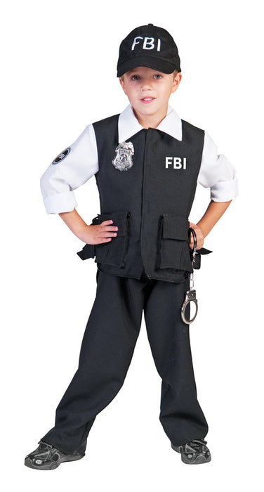 FBI Agent Kostüm Polizist für Jungen