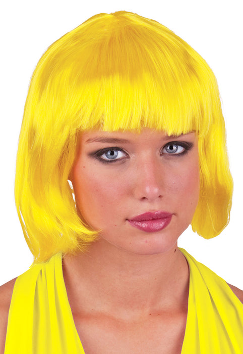 Cabaret Bob Perücke "Holly" für Damen | Gelb