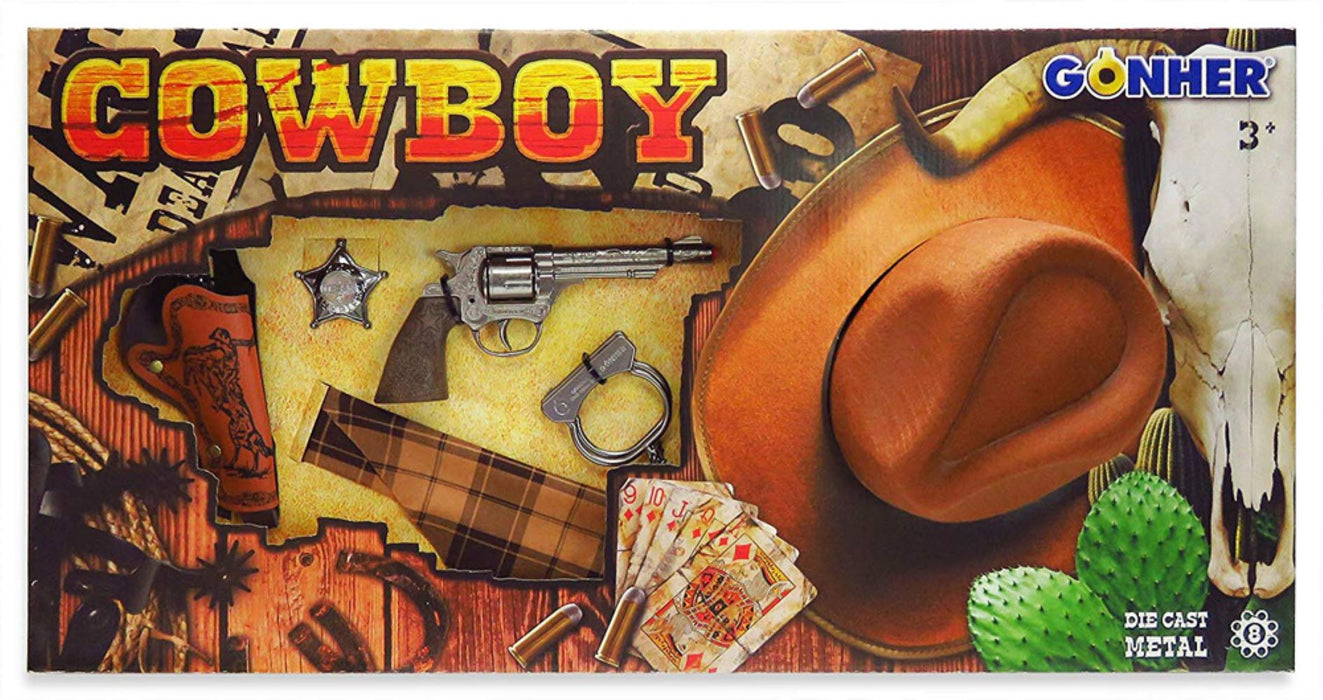 Gonher 880/0 Cowboy Set zum Kostüm - 6-tlg.