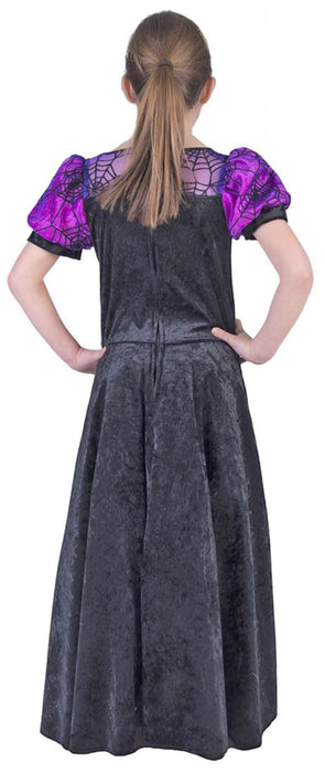 Hexe Spinnenkönigin Kleid Thekla für Mädchen