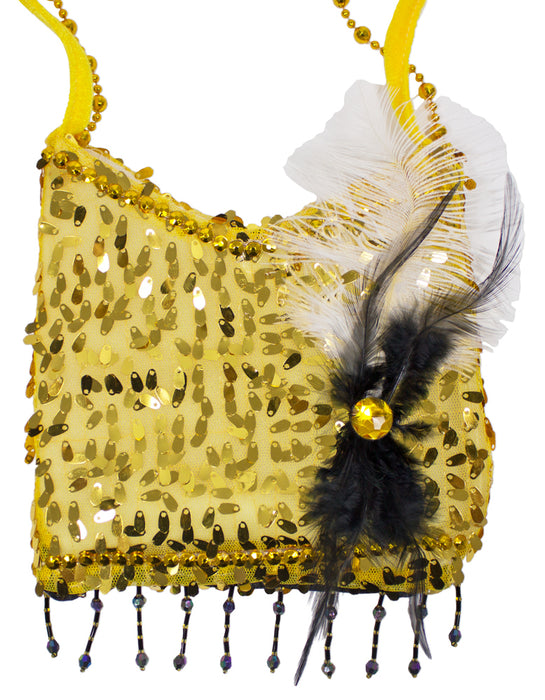 Charleston Pailletten Handtasche | 20er Jahre Party Zubehör
