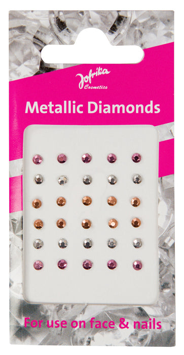 Metallic Diamond Skinjewels Schmucksteine | Mehrfarbig