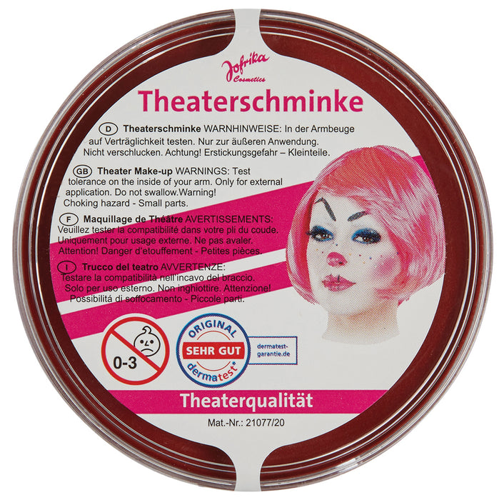 Jofrika Theaterschminke in Theaterqualität - Braun Rot