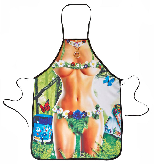 Hippie Girl Grillschürze für Damen