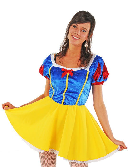 Schneewittchen Kostüm für Damen - Kurz | Märchen Kleid