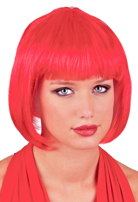 Cabaret Bob Perücke "Holly" für Damen | Rot