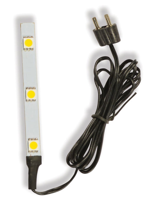 3er LED Streifen mit Stecker 3,5V - Weiß | 78434 - Zubehör Weihnachtskrippe Innenbereich