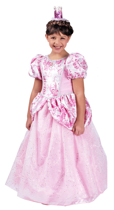 Prinzessin Kostüm "Cinderella" für Mädchen - Rosa | Märchen Königin Barock Kleid