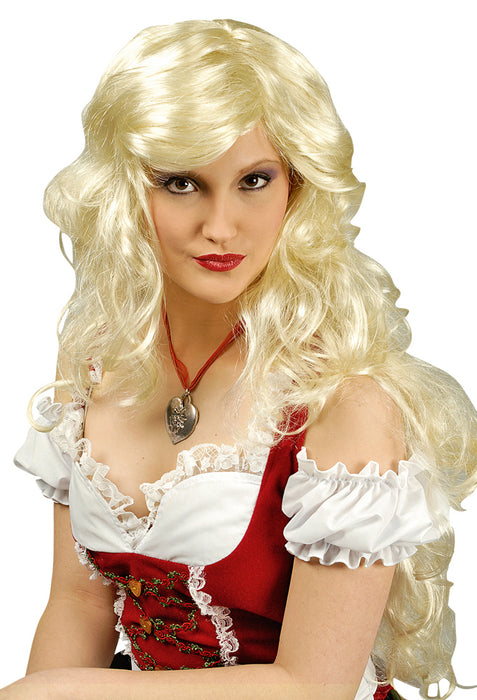 Langhaar Locken Perücke Taylor - Blond