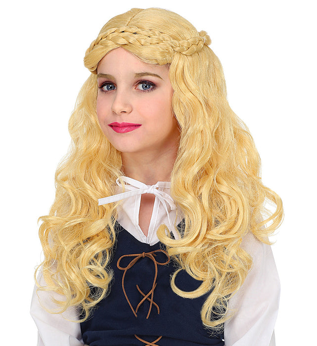 Fee Langhaar Locken Perücke für Kinder