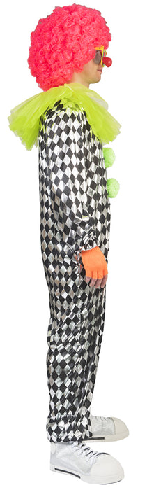 Clown Kokki Kostüm für Herren - Schwarz Weiß
