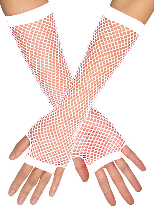 Lange Fingerlose Netzhandschuhe "New York" | Farbauswahl