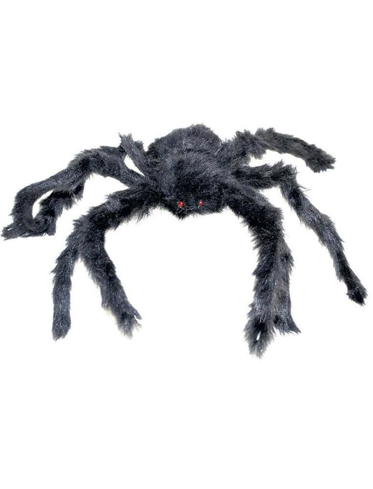 Spinne 40 cm - Gruselige Party Dekoration für Halloween und Geisterparty
