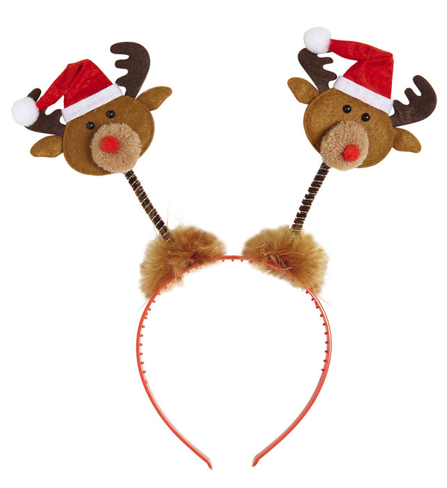 Rentier Haarreif - Zubehör für Weihnachtsfeier und Weihnachtskostüm