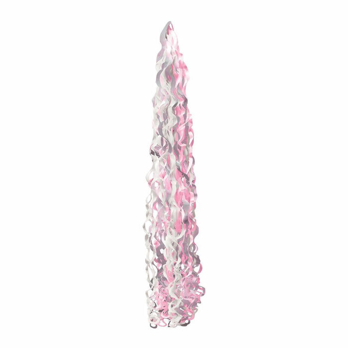 Ballondekoration Twirlz Anhänger Medium 15 x 86 cm - Rosa