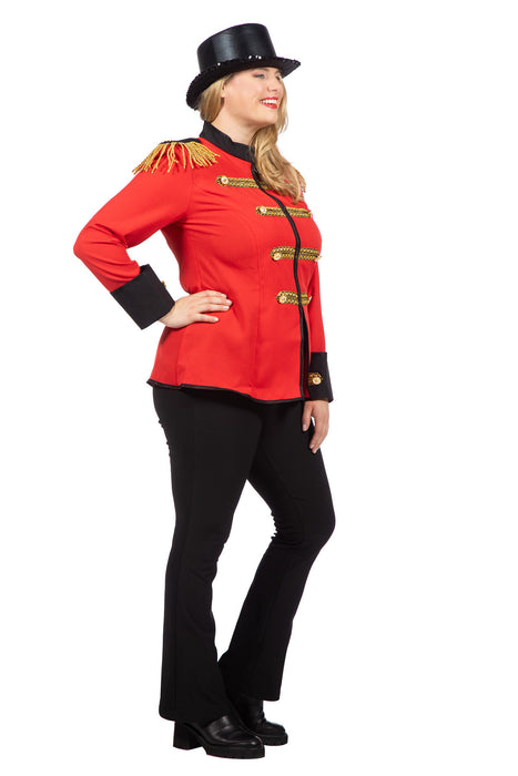 Zirkus Frack "Parade" für Damen | Rot - Zirkusdirektorin