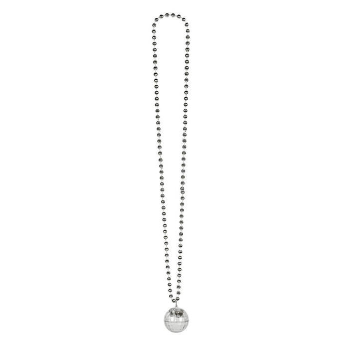 Halskette "Discokugel" mit LED-Beleuchtung | Silber