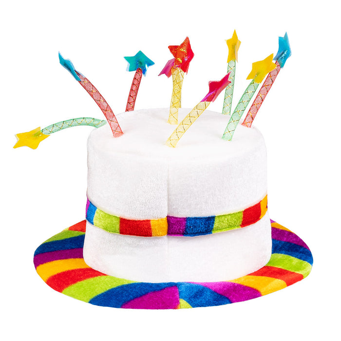 Kinder Hut "Happy Birthday" mit Sternen | Rainbow