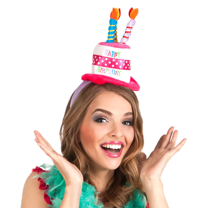 Haarreif "Happy Birthday" | Hut mit Kerzen