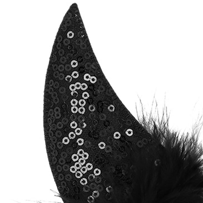 Teufelshörner Haarreif "Dämon" | Schwarz