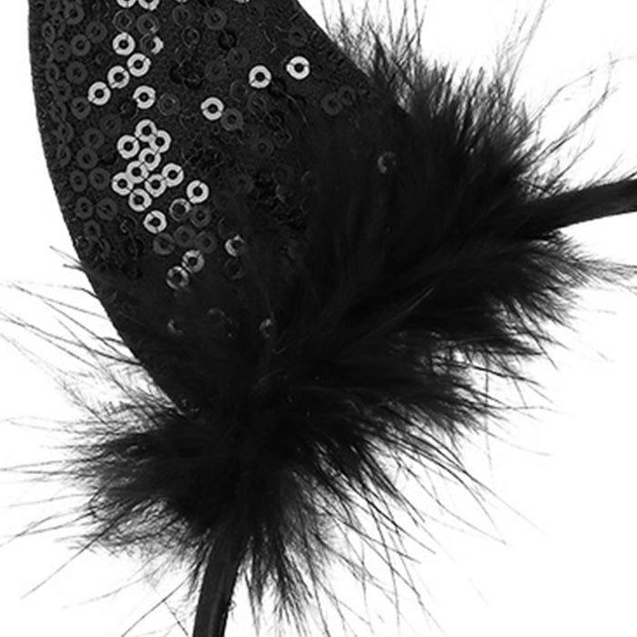 Teufelshörner Haarreif "Dämon" | Schwarz