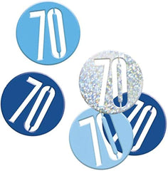 Konfetti Metall Glitz 14g #70 Blau