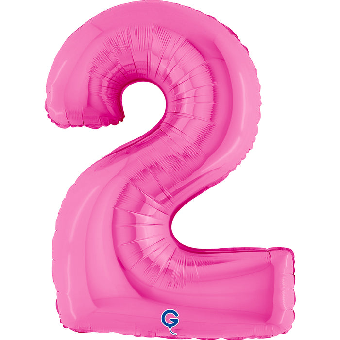 Riesenzahl Folienballon 40"/102cm | Pink