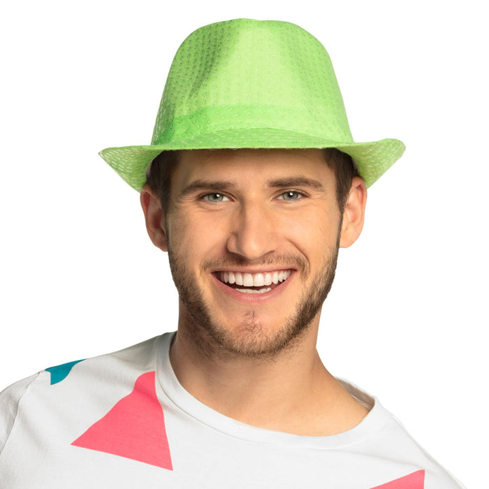 Hut Popstar sequins Neon | 3 Farben sortiert