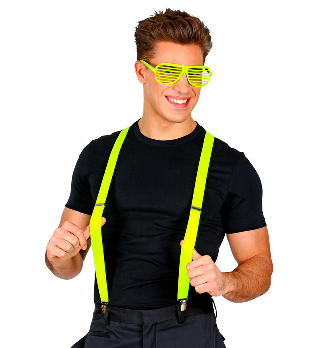 Hosenträger für Erwachsene | Neon Gelb