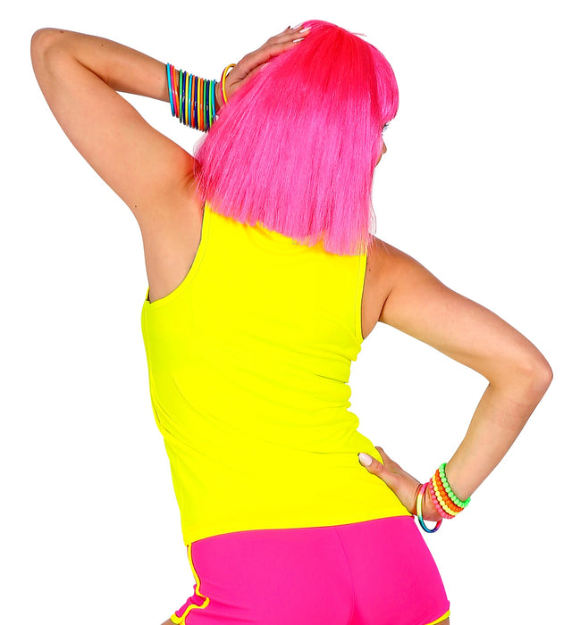 Tank Top | Neon Gelb - 80er Jahre Disco Kostüm