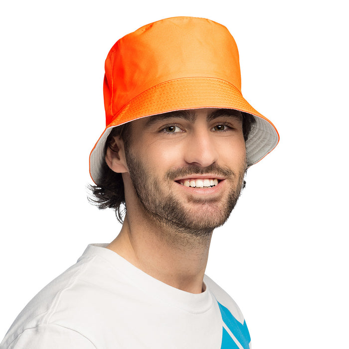 Fischerhut "Rave" für Erwachsene | Neonorange