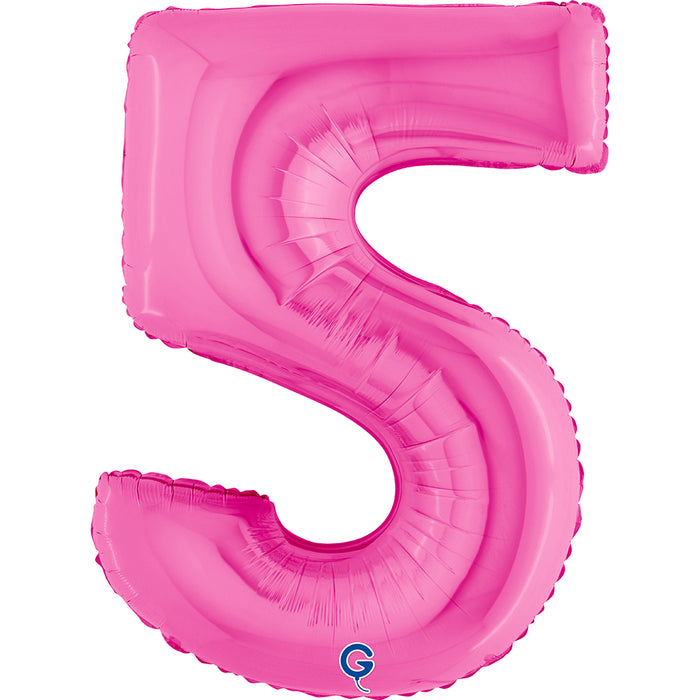 Riesenzahl Folienballon 40"/102cm | Pink