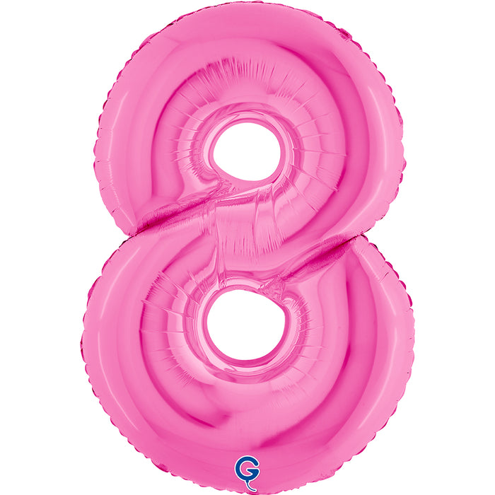 Riesenzahl Folienballon 40"/102cm | Pink