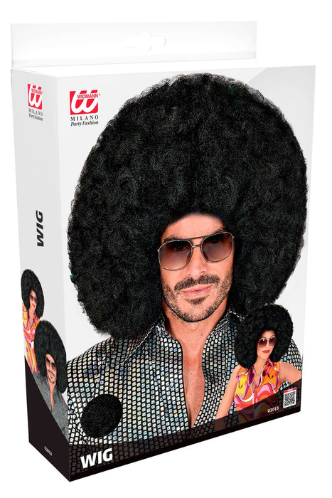Riesen Afro Perücke für Erwachsene | Schwarz