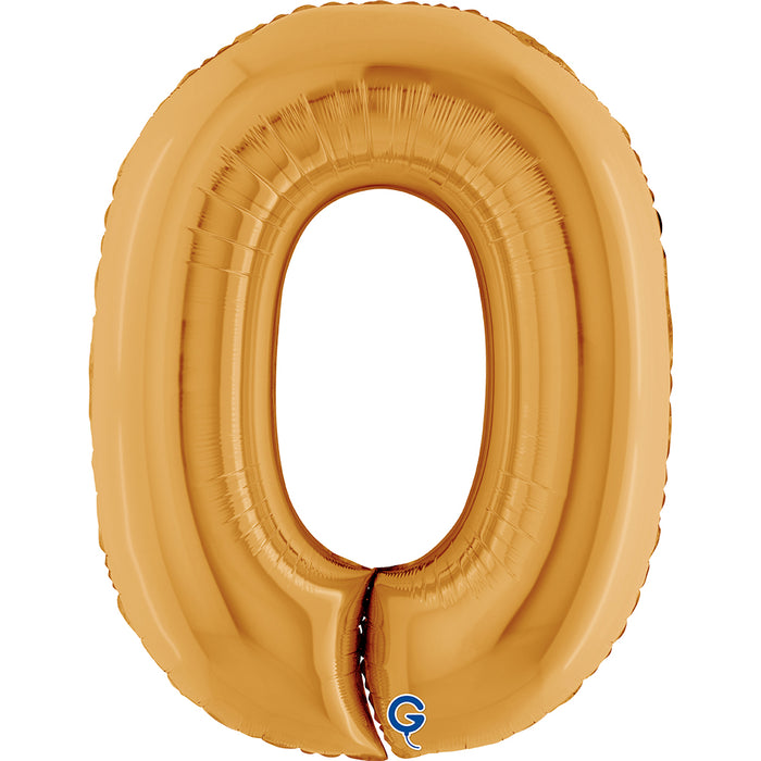 Riesenzahl Folienballon 40"/102cm | Gold