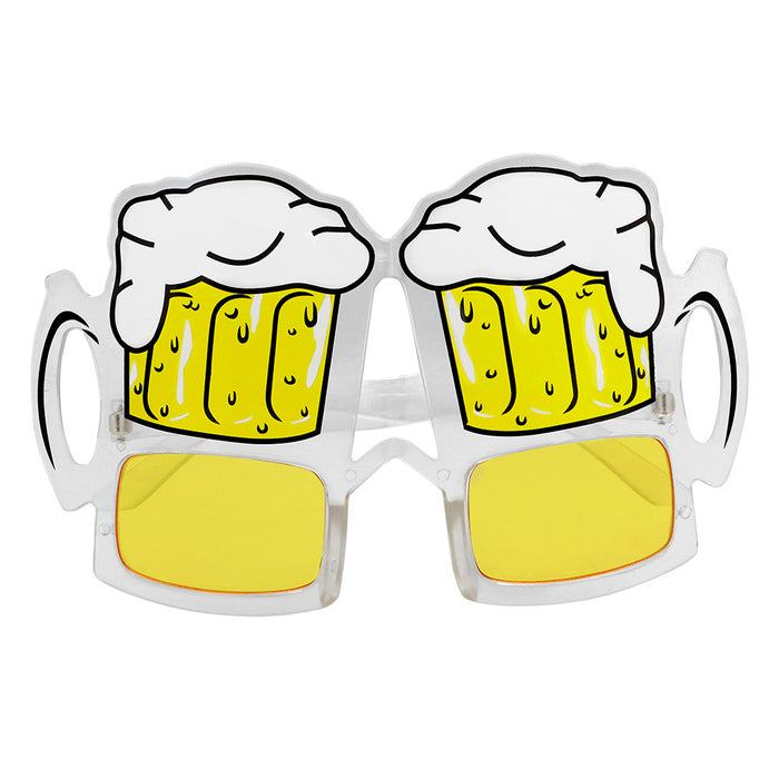Bierfest Partybrille "Anton" Bierbrille | Gelb