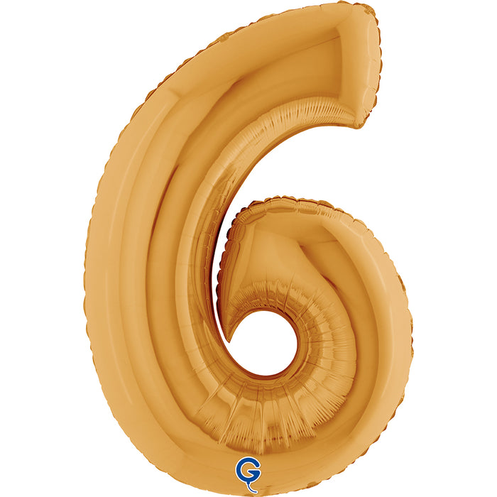 Riesenzahl Folienballon 40"/102cm | Gold