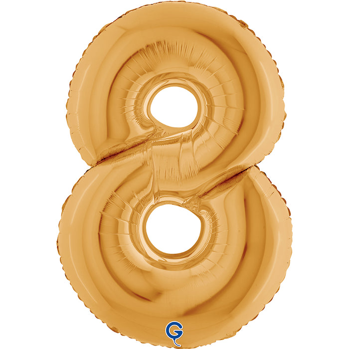 Riesenzahl Folienballon 40"/102cm | Gold