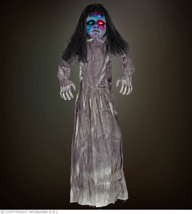"Killerpuppe" Licht & Sound 122 cm | Halloween Dekoration