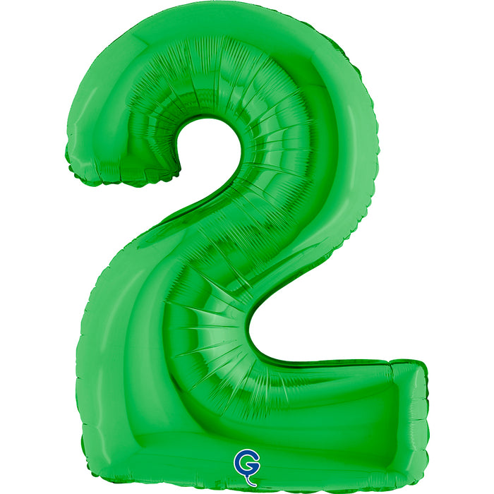 Riesenzahl Folienballon 40"/102cm | Grün
