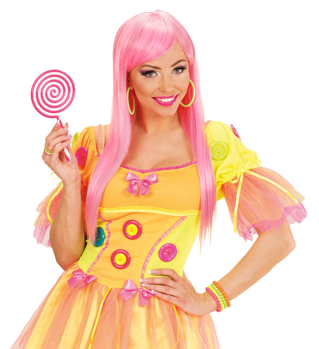 Ohrringe "Discoparty" | Neon Grün - Schmuck 80er Jahre Kostüm